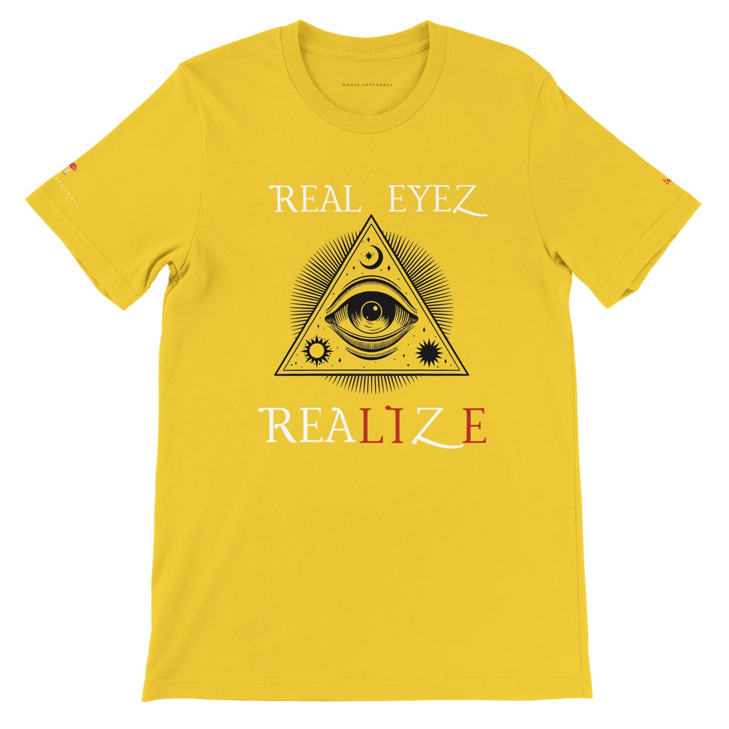 REAL EYEZ REALIZE Premium Crewneck T-shirt