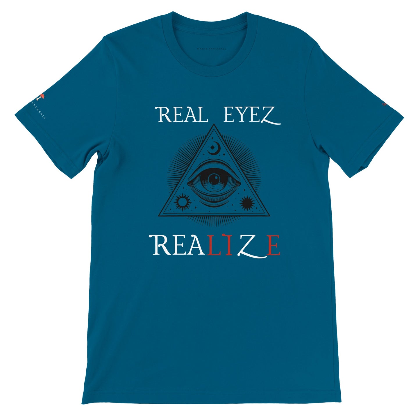 REAL EYEZ REALIZE Premium Crewneck T-shirt