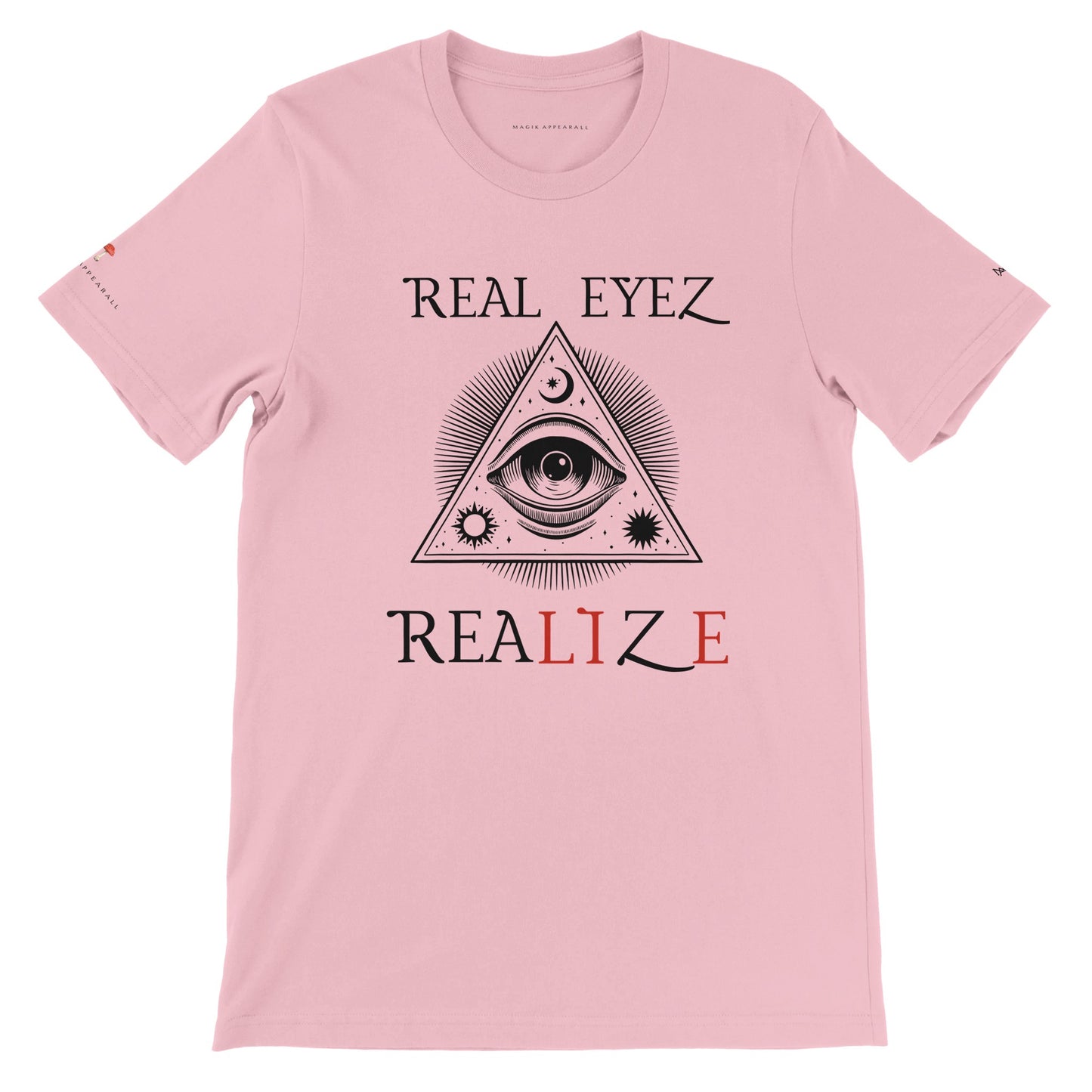 REAL EYEZ REALIZE  Premium Crewneck T-shirt