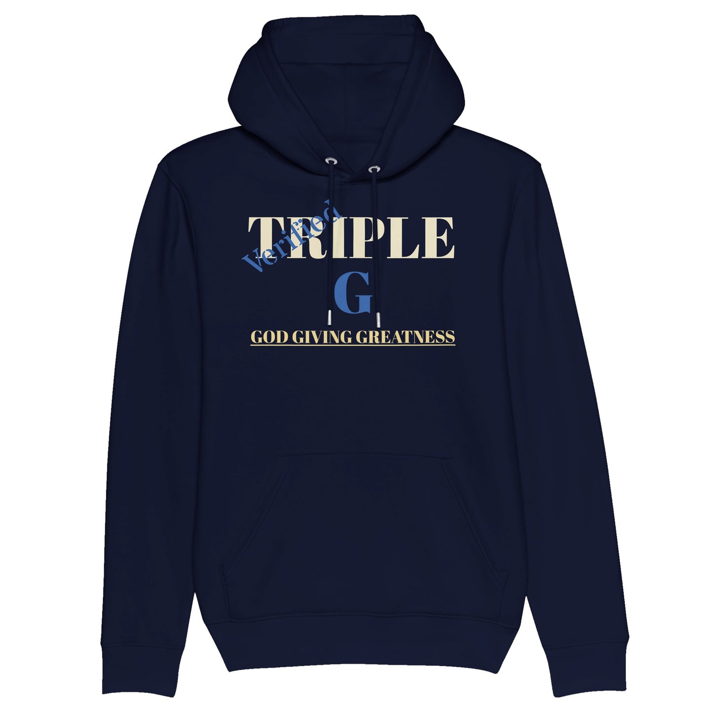 Triple G  Verified   Organic Pullover Hoodie