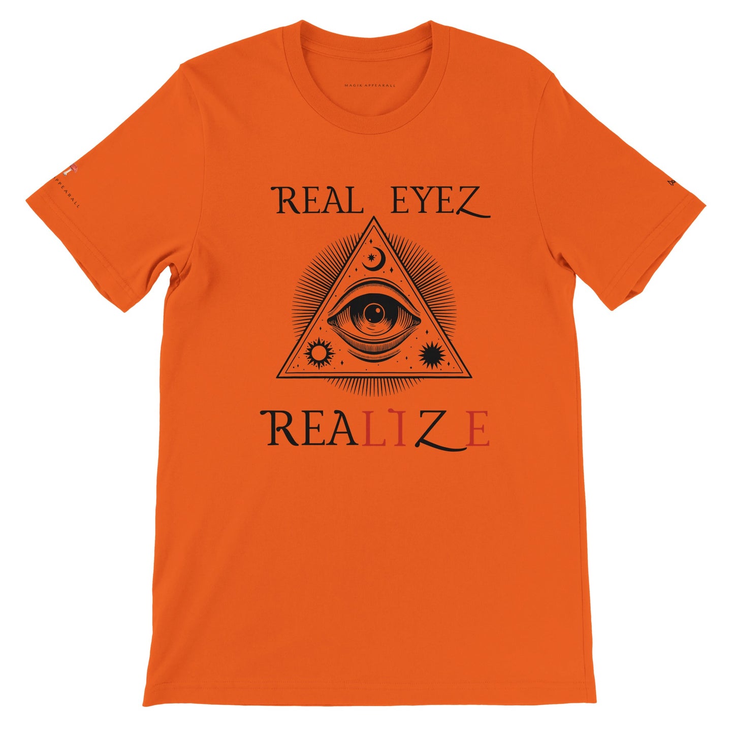 REAL EYEZ REALIZE  Premium Crewneck T-shirt